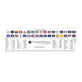 State Capital & State Flag 12" Ruler